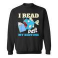 I Read Past My Bed Time Book Reading Anglerfish Librarian Sweatshirt I Read Past My Bed Time Book Reading Anglerfish Librarian Sweatshirt