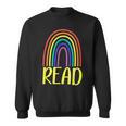 READ Rainbow Read Librarian Teacher Book Readers Reading Sweatshirt