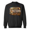 Read Return Repeat Cute Librarian Library Worker Book Lovers Sweatshirt