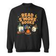 Read S'More Books Camping Outdoors Travel Campfire Smores Sweatshirt