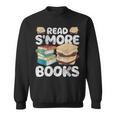 Read S'More Books Camping Reading Bookworm Book Lover Grunge Sweatshirt