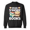 Read S'More Books Camping Reading Bookworm Book Lover Sweatshirt