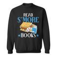 Read Smore Books Men Campfire Camping Camper Sweatshirt