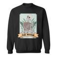 The Reader Tarot Card Skeleton With Book Lover Bookworm Sweatshirt The Reader Tarot Card Skeleton With Book Lover Bookworm Sweatshirt