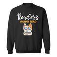 Readers Gonna Read Cat & Book Lover Sweatshirt