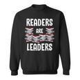 Readers Are Leaders Book Lover Librarian Sayings Quotes Sweatshirt