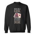 Never Take A Reading Advise For Books & Wine Lover Bookworm Sweatshirt