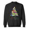 Reading Around The Christmas Tree Books Family Readers Xmas Sweatshirt