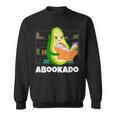 Reading Avocado Book School Librarian Abookado Sweatshirt