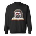 Reading Book Hedgehog Sweatshirt