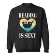 Reading Books In Bathtub Bathing Sexy Bookworm Reading Rats Sweatshirt