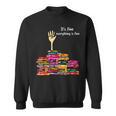 Reading Books Librarian Reader Nerd It's Fine Teacher School Sweatshirt