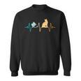 Reading Cat Heartbeat Book & Cat Lover Sweatshirt Reading Cat Heartbeat Book & Cat Lover Sweatshirt