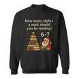 Reading Christmas Tree Book– Reading 6 7 Meme Sweatshirt Reading Christmas Tree Book– Reading 6 7 Meme Sweatshirt