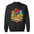 Reading Crew Teacher Literacy Classroom Book Sweatshirt