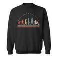 Reading Evolution Retro Books Hobby Reading Sweatshirt