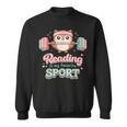 Reading Is My Favorite Sport Cute Owl Book Lover Sweatshirt