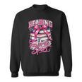 Reading Is My Favorite Sport Pink Bow Coquette Book Lover Sweatshirt Reading Is My Favorite Sport Pink Bow Coquette Book Lover Sweatshirt