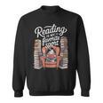 Reading Is My Favorite Sport Retro Book Lover Girl Library Sweatshirt