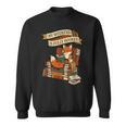 Reading Fox My Weekend Is Fully Booked Book Lover Sweatshirt