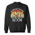 Reading Helps Your Mind Bloom Book Reading Book Lover Sweatshirt