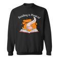 Reading Is Magical Book Lover & Axolotl Sweatshirt