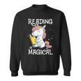 Reading Is Magical Book Lover Unicorn English Teacher Girls Sweatshirt