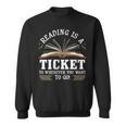 Reading For Men Women Cool Book Reader Teacher Sweatshirt