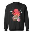 Reading Octopus Tea Coffee And Books Lover Sweatshirt
