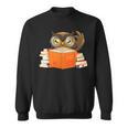 Reading Owl Art Men Women Kids Bookworm Book Lovers Sweatshirt