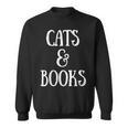 Reading Quote Cats & Books Reader Librarian Cat Mom Kitten Sweatshirt Reading Quote Cats & Books Reader Librarian Cat Mom Kitten Sweatshirt