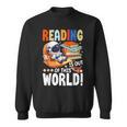 Reading Space Exploration Book Astronomy Lover Bookworm Sweatshirt