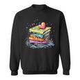 Reading Watercolor Books Love Books Girls Sweatshirt