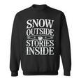 Reading All Winter Cozy Book Lover And Literary Escape Sweatshirt Reading All Winter Cozy Book Lover And Literary Escape Sweatshirt