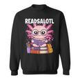 Readsalotl Axolotl Reading Book Bookworm Sweatshirt