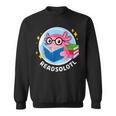 Readsolotl Axolotl Reading Book Sweatshirt