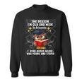 The Reason I'm Old And Wise Is Because I Read Books Owl Sweatshirt