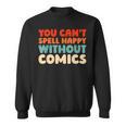 Retro Graphic Novels Superheroes Art Vintage Comic Books Sweatshirt