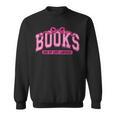 Retro Pink Coquette Bow Valentine Book Lover Varsity Sweatshirt