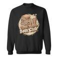 Retro Tired Moms Book Club Bookish Booktrovert Mother's Day Sweatshirt