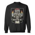 Retro Vintage Reading Reader Book Lover Literature Library Sweatshirt Retro Vintage Reading Reader Book Lover Literature Library Sweatshirt