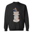 Robin Bird Reads Books Garden Backyard Birds Sweatshirt Robin Bird Reads Books Garden Backyard Birds Sweatshirt