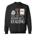 Rock Paper Scissors Nothing Beats Reading Book Lover Humor Sweatshirt Rock Paper Scissors Nothing Beats Reading Book Lover Humor Sweatshirt