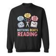 Rock Paper Scissors Nothing Beats Reading Book Lover Sweatshirt