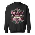Romance Novels Are My Therapy Romantic Book Sweatshirt