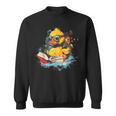 Rubber Duck Reading Book Rubber Duckie Rubber Duckling Sweatshirt