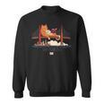 San Francisco Big Cat Reading Book Golden Gate Bridge Sweatshirt San Francisco Big Cat Reading Book Golden Gate Bridge Sweatshirt