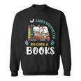 Saying About Books Easily Distracted By Cats And Books Sweatshirt Saying About Books Easily Distracted By Cats And Books Sweatshirt