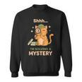 Shhh I'm Solving A Mystery Cat Detective Book Lover Sweatshirt