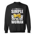 I Am a Simple Woman Book Lover Read Sweatshirt